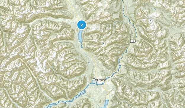 Kitimat-Stikine C, British Columbia Map
