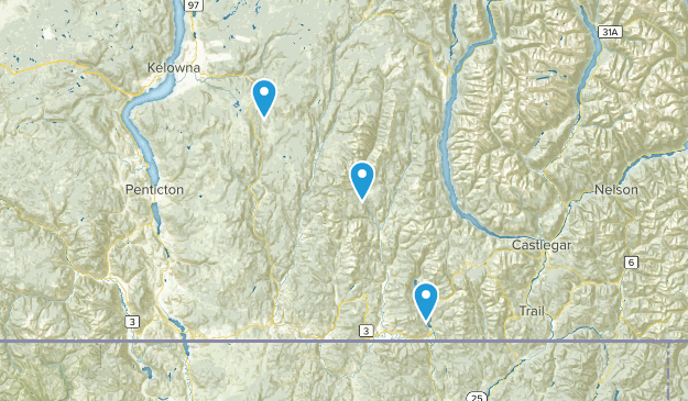 Kootenay Boundary, British Columbia Map
