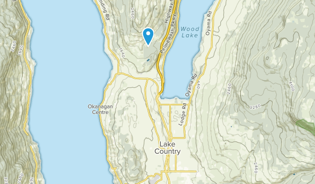 Lake Country, Colombie-Britannique Map