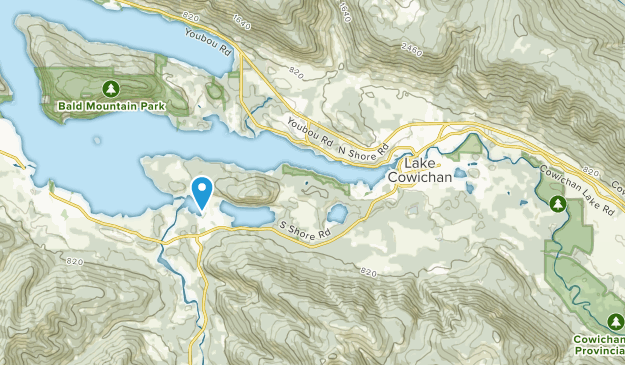 Lake Cowichan, Colombie-Britannique Map