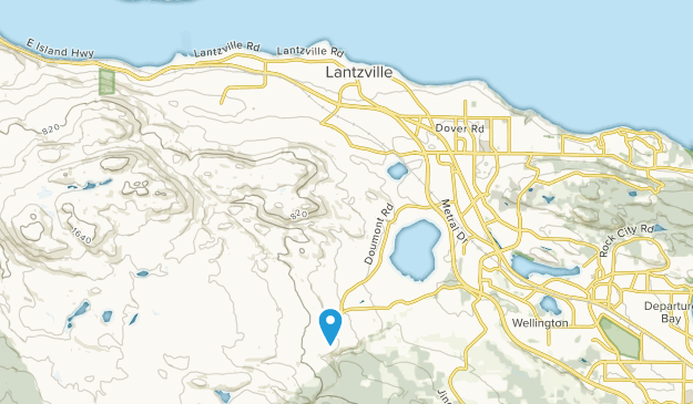 Lantzville, British Columbia Map