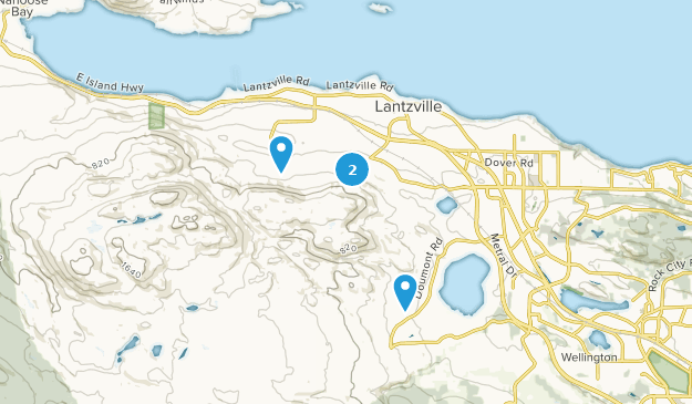 Lantzville, Columbia Británica Map