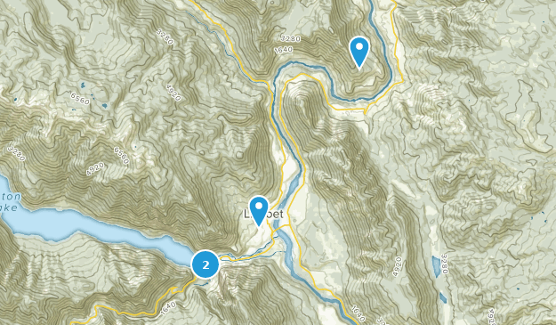 Lillooet, British Columbia Map