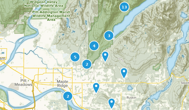 Maple Ridge, British Columbia Map