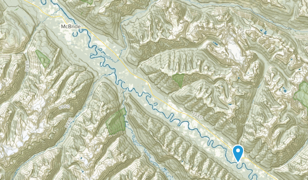 McBride, British Columbia Map