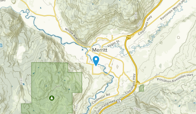 Merritt, British Columbia Map