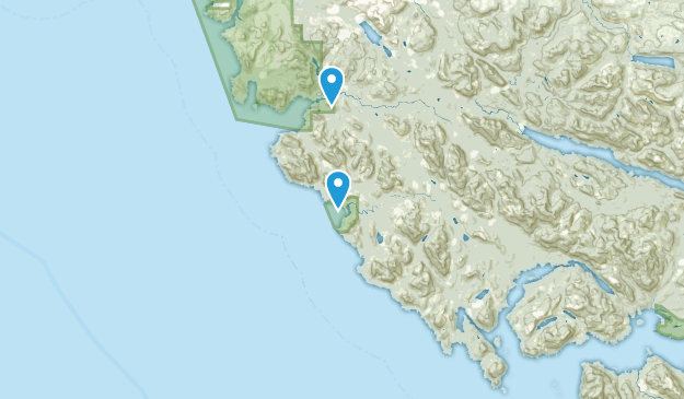 Mount Waddington B, British Columbia Map