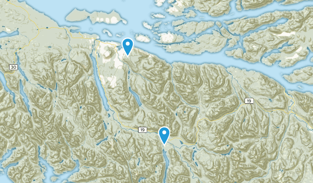 Mount Waddington D, Colombie-Britannique Map