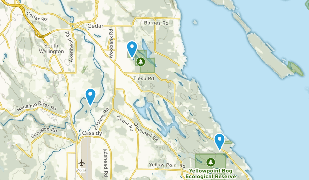 Nanaimo A, Colombie-Britannique Map