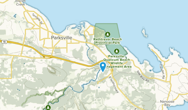 Nanoose Bay, British Columbia Map