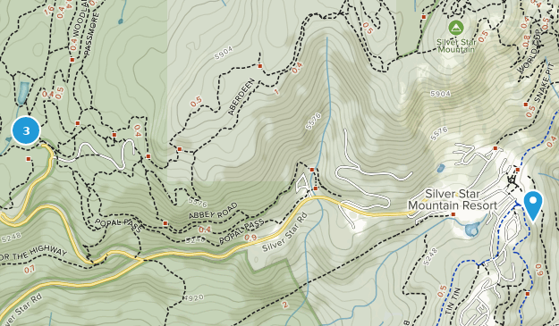 North Okanagan C, Columbia Británica Map