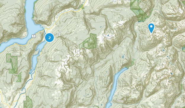 North Okanagan F, Colombie-Britannique Map
