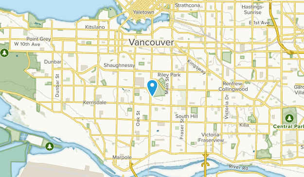 Oakridge, British Columbia Map