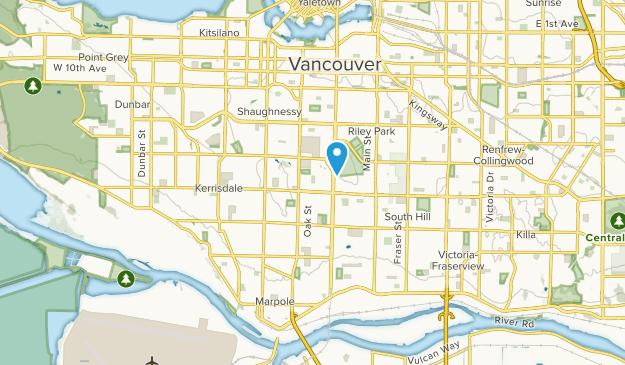 Oakridge, British Columbia Map