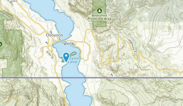 Okanagan-Similkameen A, British Columbia Map