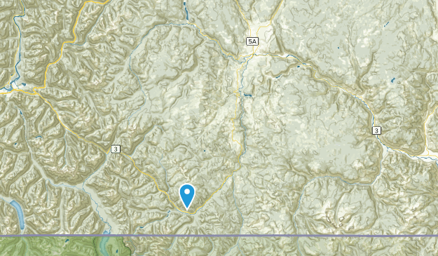 Okanagan-Similkameen H, British Columbia Map