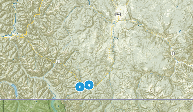 Okanagan-Similkameen H, Colombie-Britannique Map