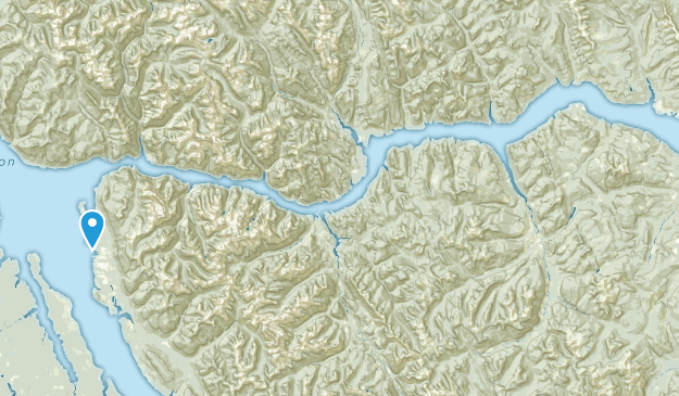 Peace River E, British Columbia Map