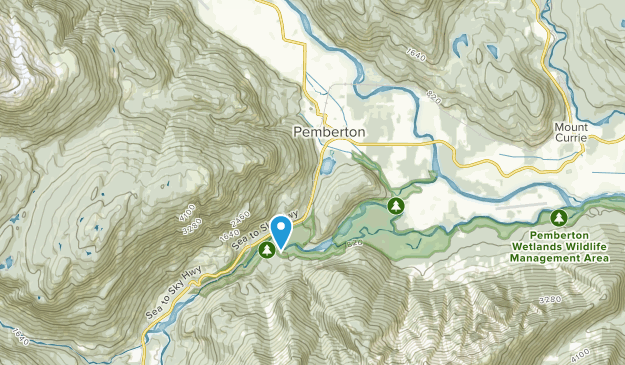 Pemberton, British Columbia Map