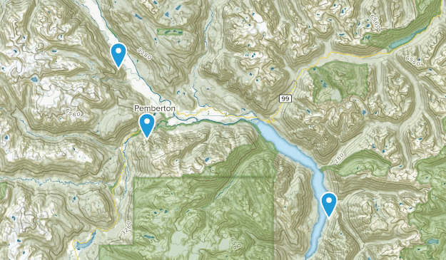 Pemberton, British Columbia Map