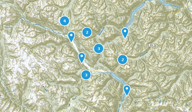 Pemberton, Colombie-Britannique Map