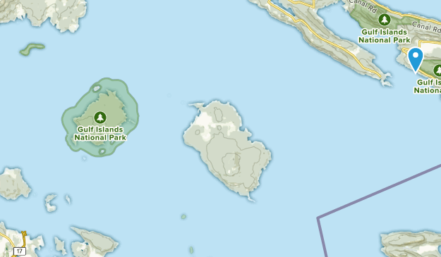 Pender Island, British Columbia Map