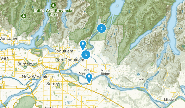 Pitt Meadows, British Columbia Map
