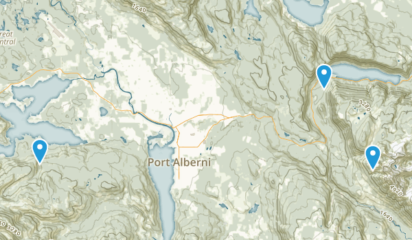 Port Alberni, British Columbia Map