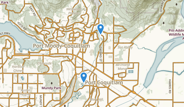 Port Coquitlam, British Columbia Map