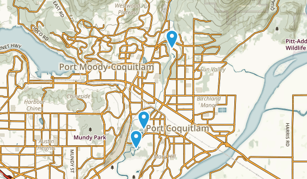 Port Coquitlam, British Columbia Map