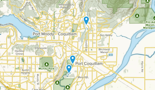 Port Coquitlam, British Columbia Map