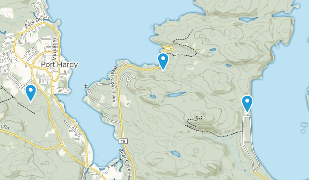 Port Hardy, British Columbia Map