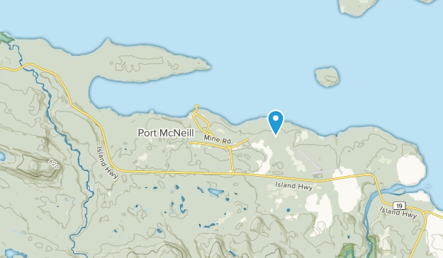 Port Mcneill, Colombie-Britannique Map