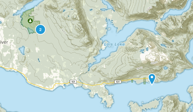 Powell River C, Columbia Británica Map