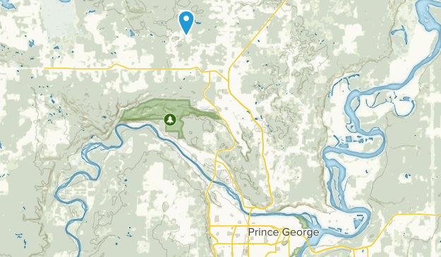 Prince George, British Columbia Map