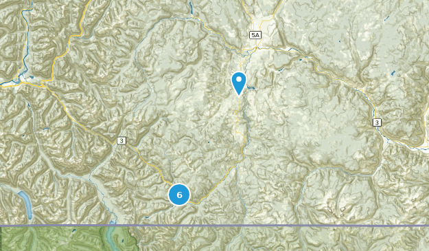 Princeton, Columbia Británica Map