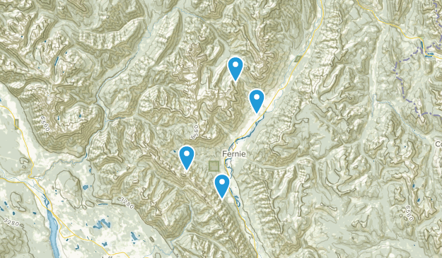 Regional District of East Kootenay, British Columbia Map