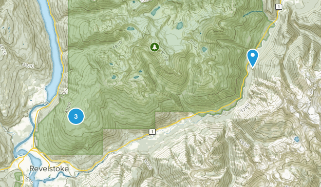 Revelstoke, British Columbia Map