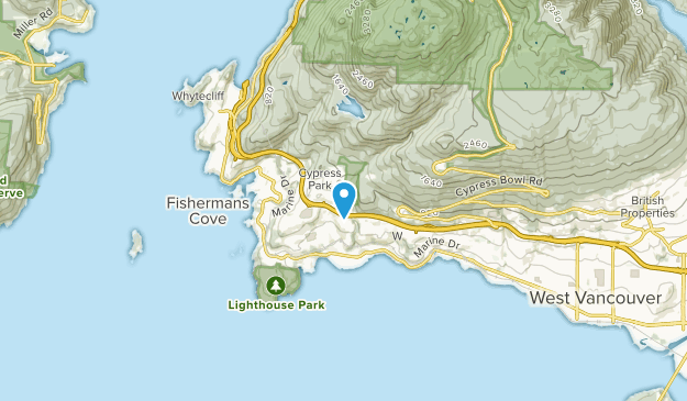 Sandy Cove, British Columbia Map