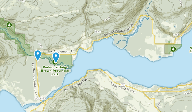 Scotch Creek, British Columbia Map