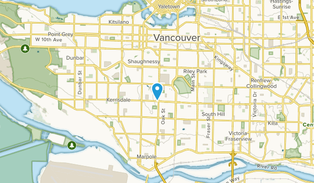 Shaughnessy, British Columbia Map