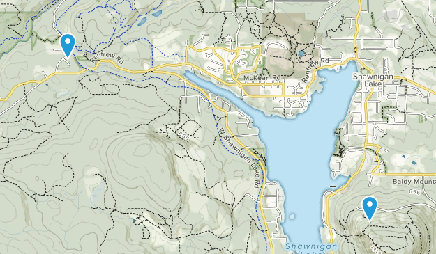 Shawnigan Lake, British Columbia Map