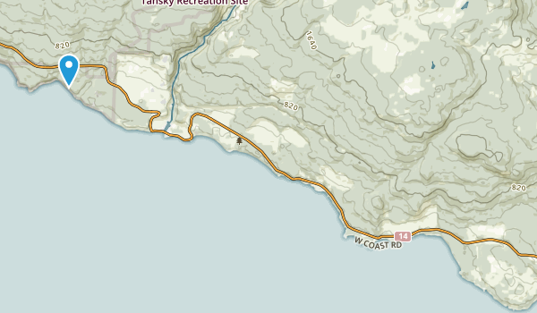 Shirley, British Columbia Map
