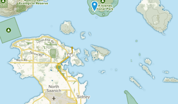 Sidney, British Columbia Map