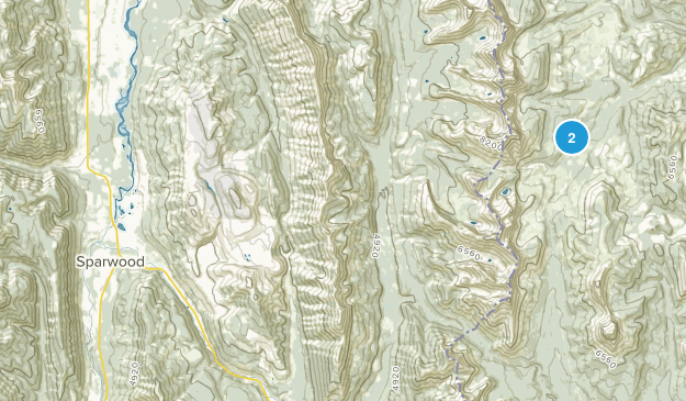 Sparwood, British Columbia Map