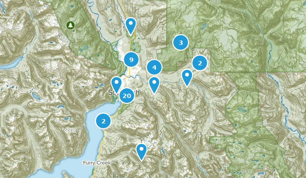 Squamish, British Columbia Map
