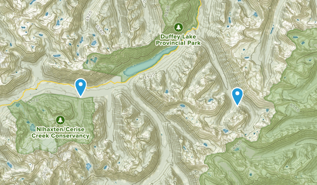 Squamish-Lillooet B, British Columbia Map