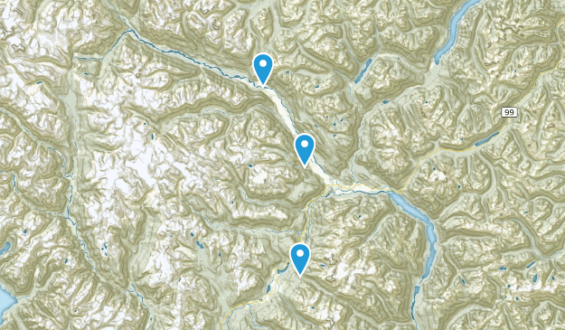 Squamish-Lillooet C, British Columbia Map