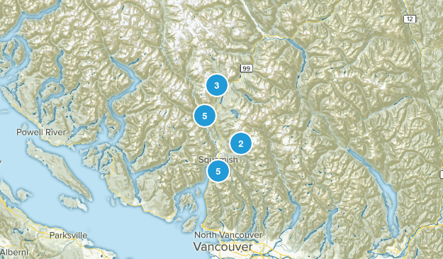 Squamish-Lillooet D, British Columbia Map