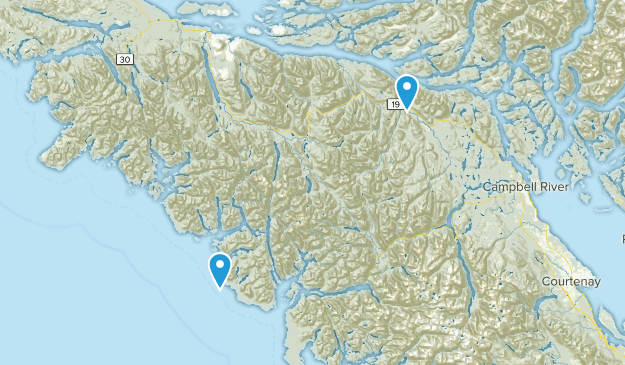 Strathcona A, British Columbia Map